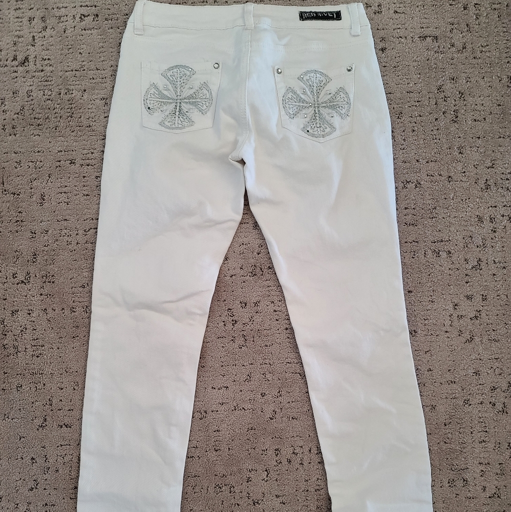 Red Rivet Jeans